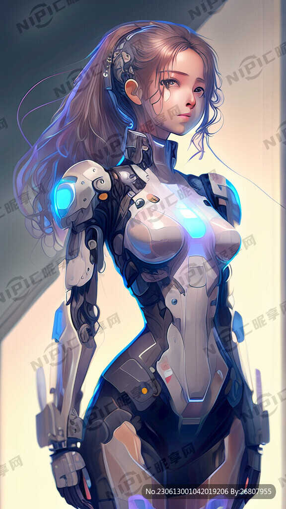 少女 透明感 全息色 动漫