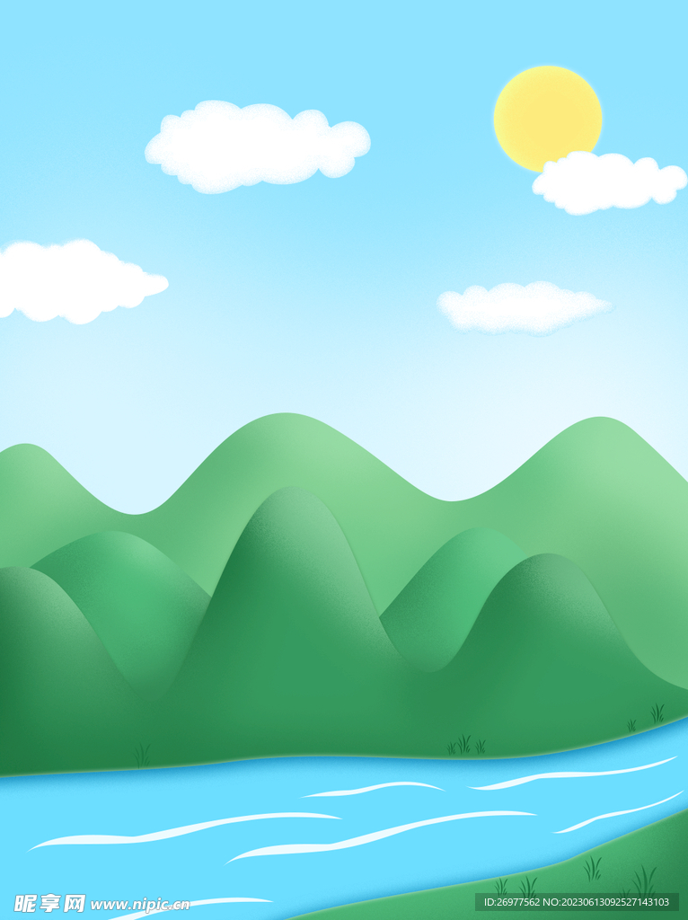  青山绿水 