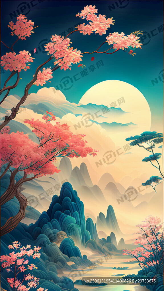 游戏梦幻唯美新中式风景 超高清