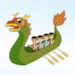  赛龙舟 