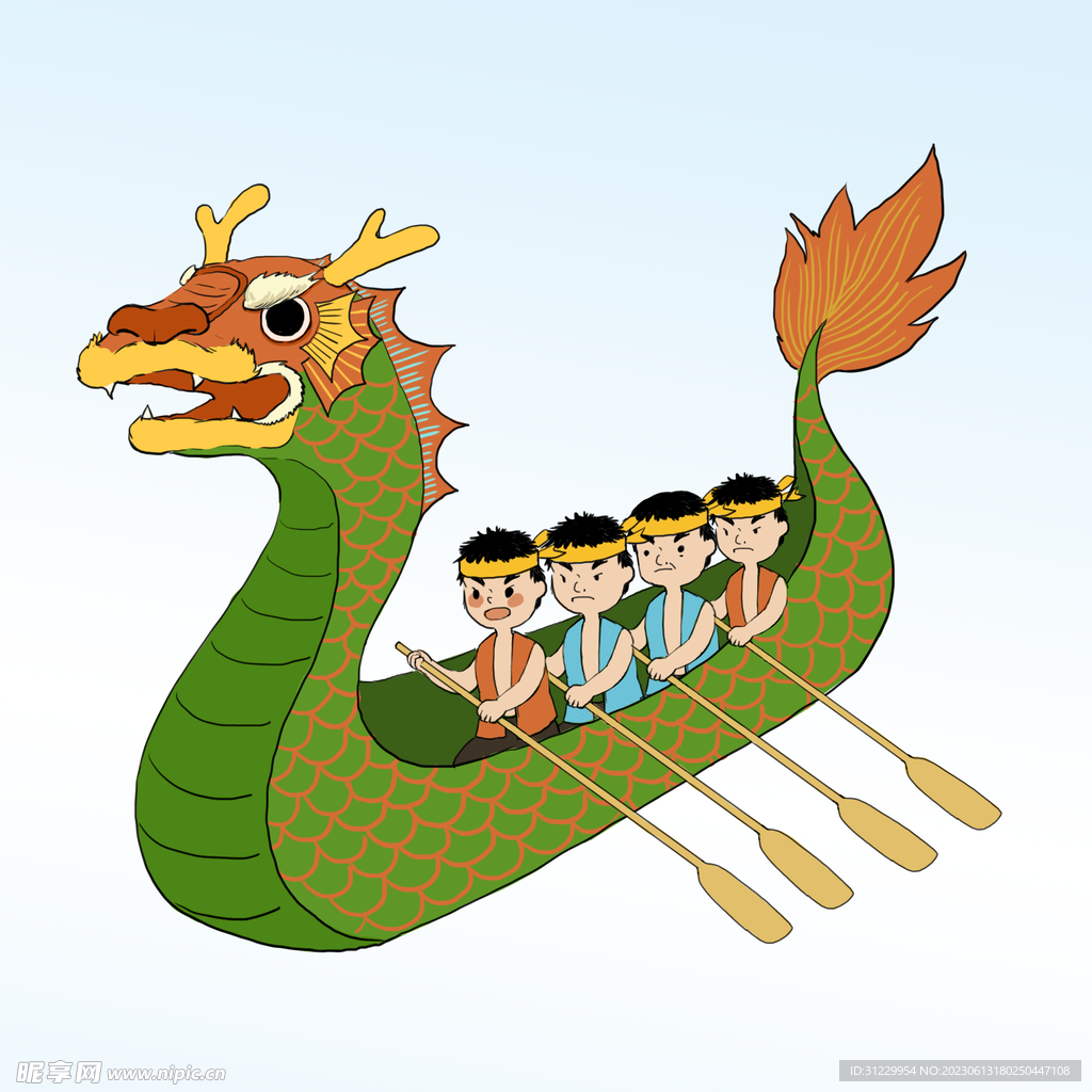  赛龙舟 