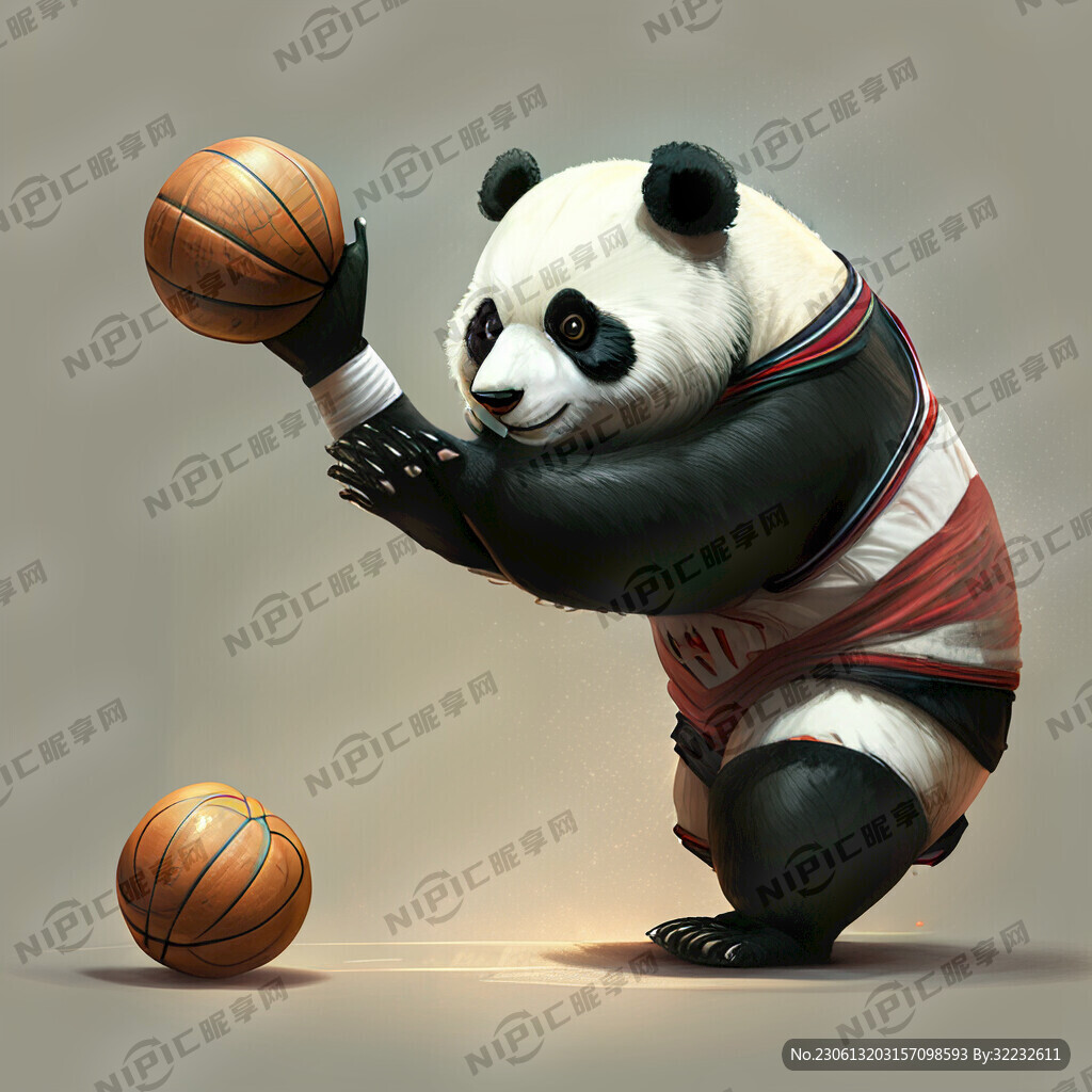熊猫打篮球