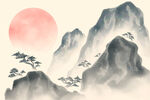 水墨画