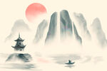 水墨画