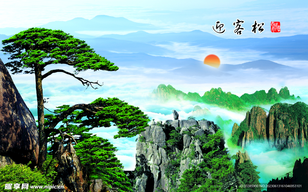 迎客松