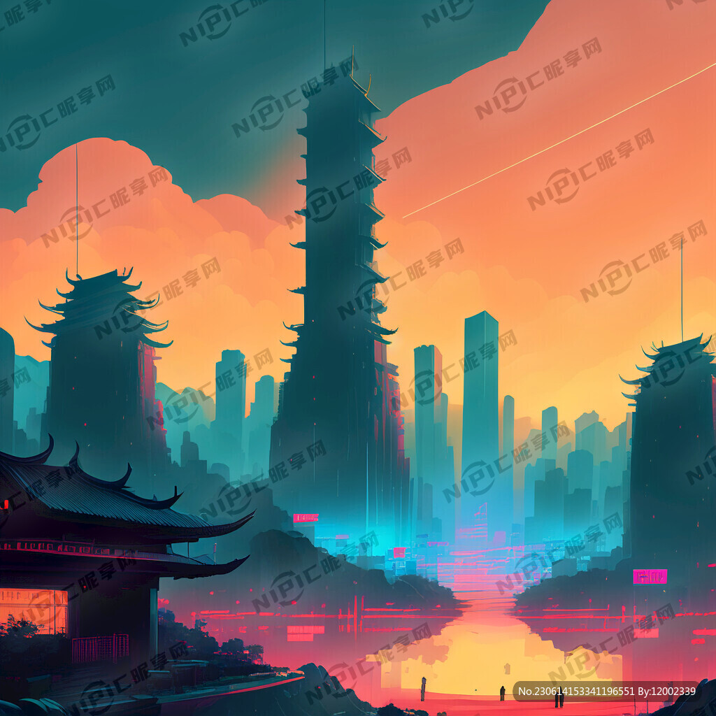 赛博朋克海报