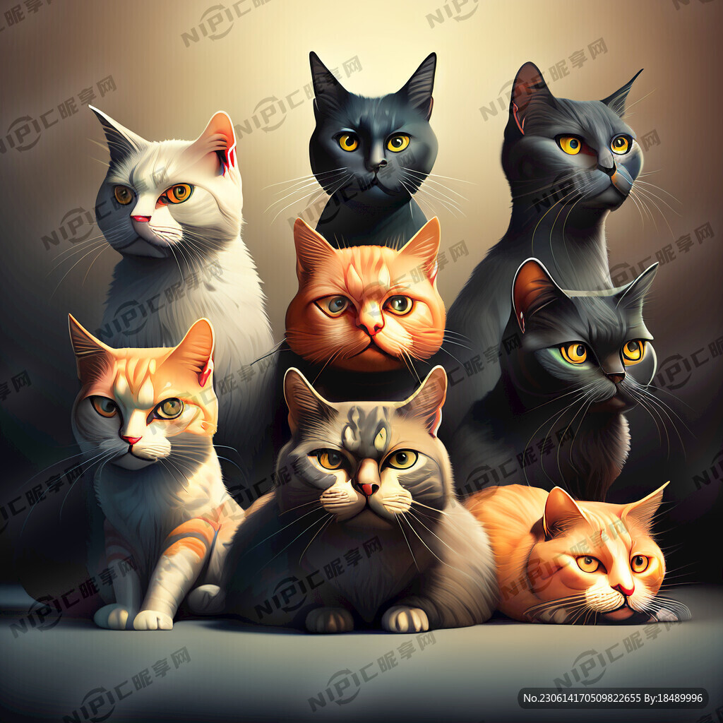 很多猫
