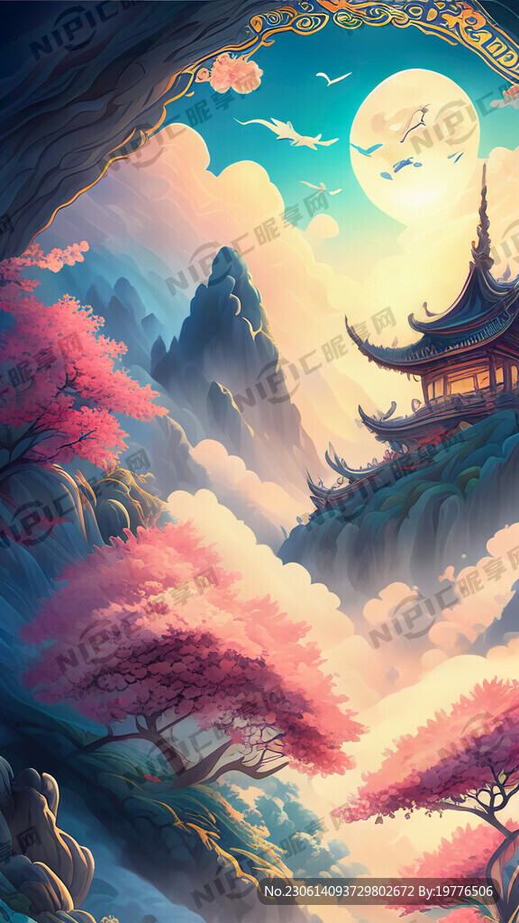 游戏梦幻唯美新中式风景 超高清