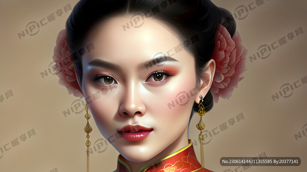 丁字条美女