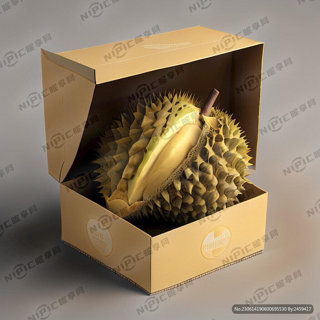 榴莲的包装盒