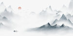 中国风山水画