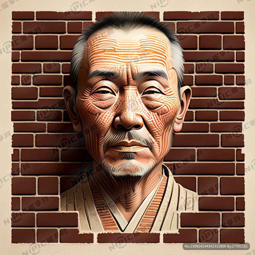 汉代画像砖多人劳作