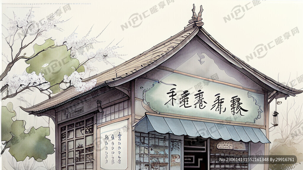 形容中国风代表作网店铺主图