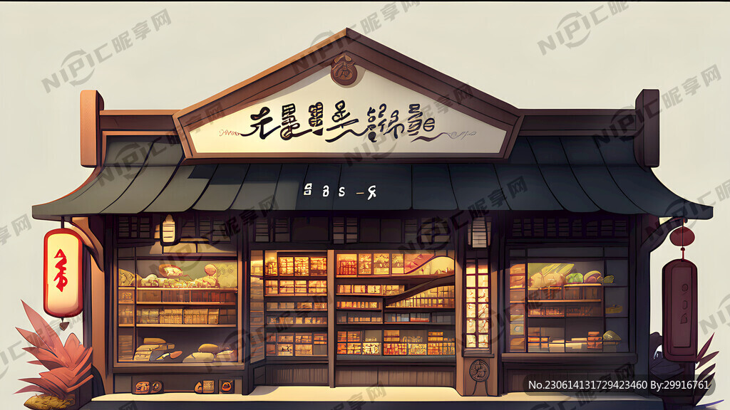 形容中国风代表作网店铺主图