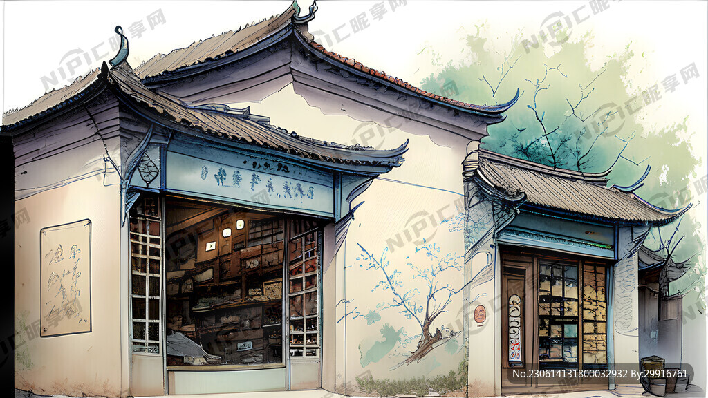 形容中国风代表作网店铺主图