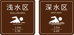 游泳馆标识