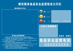 食品安全公示栏