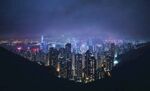 香港城市夜景