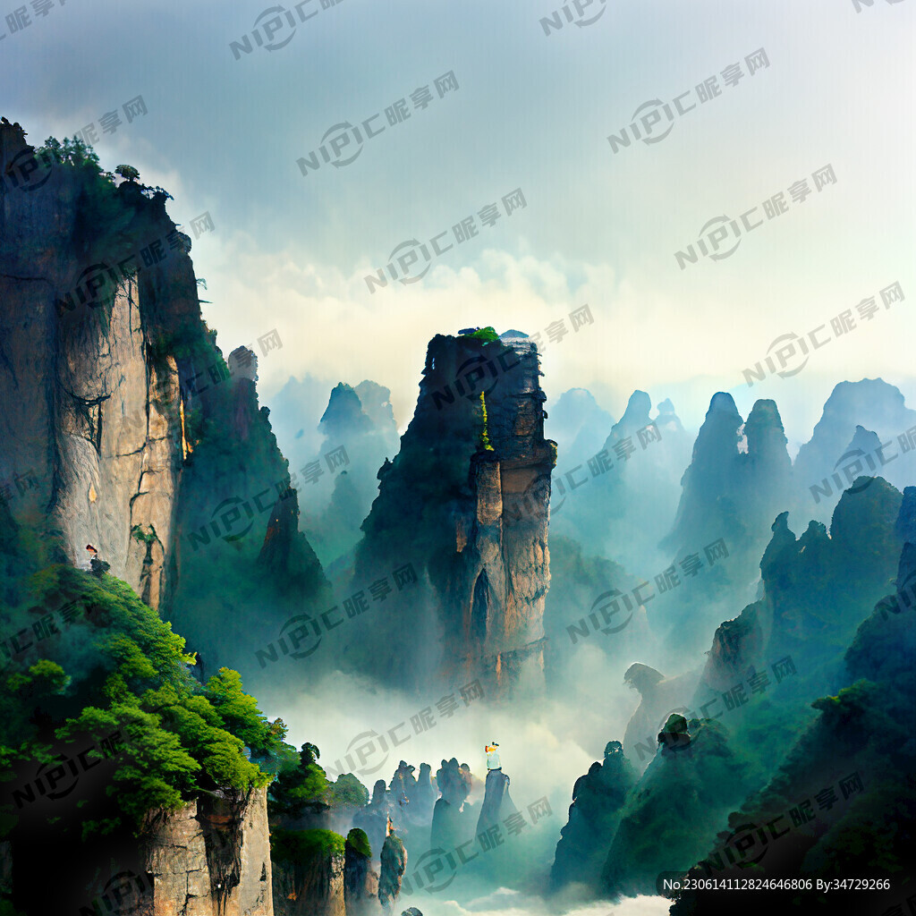 张家界 山清水秀 壮丽恢弘
