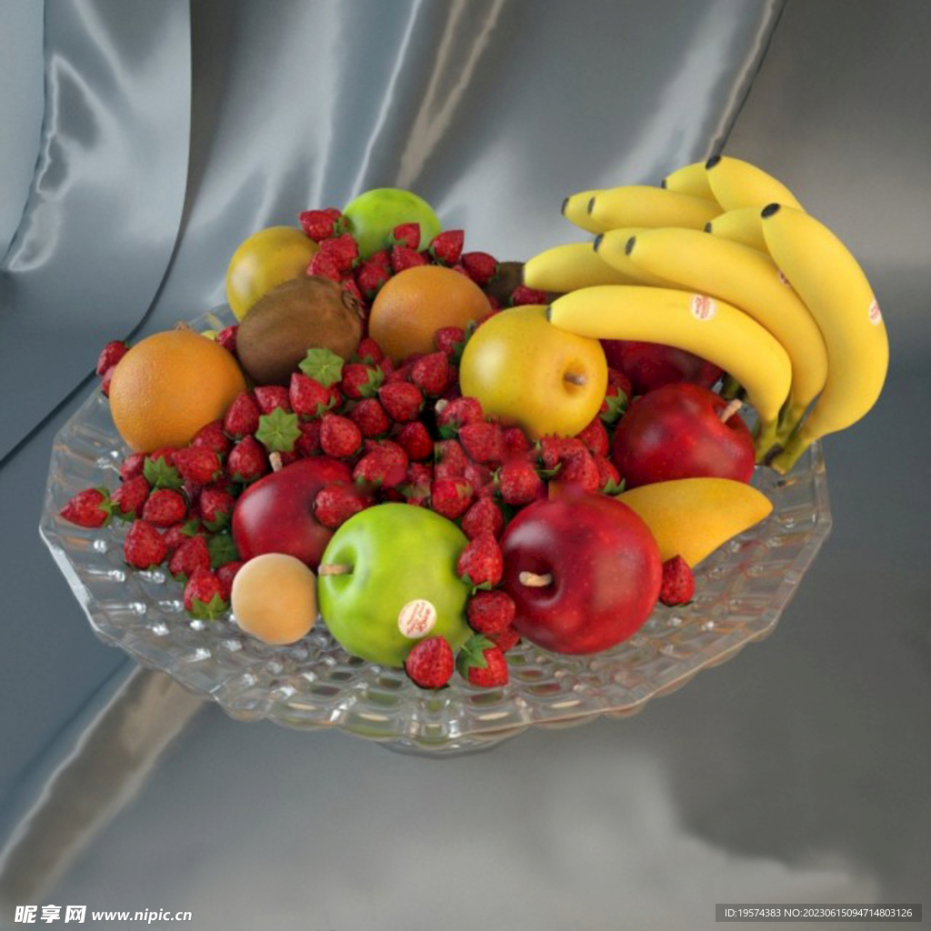 C4D模型 水果 