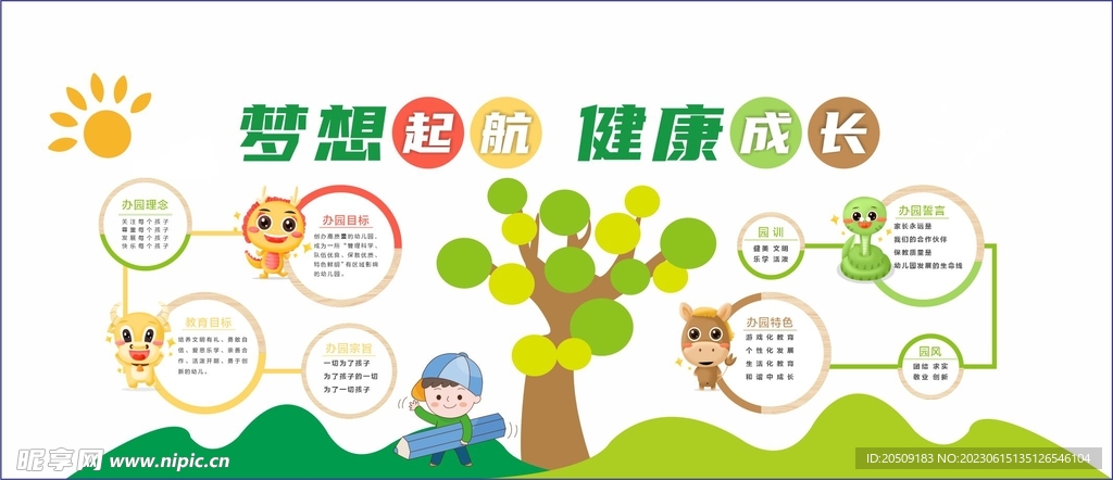 幼儿园文化墙