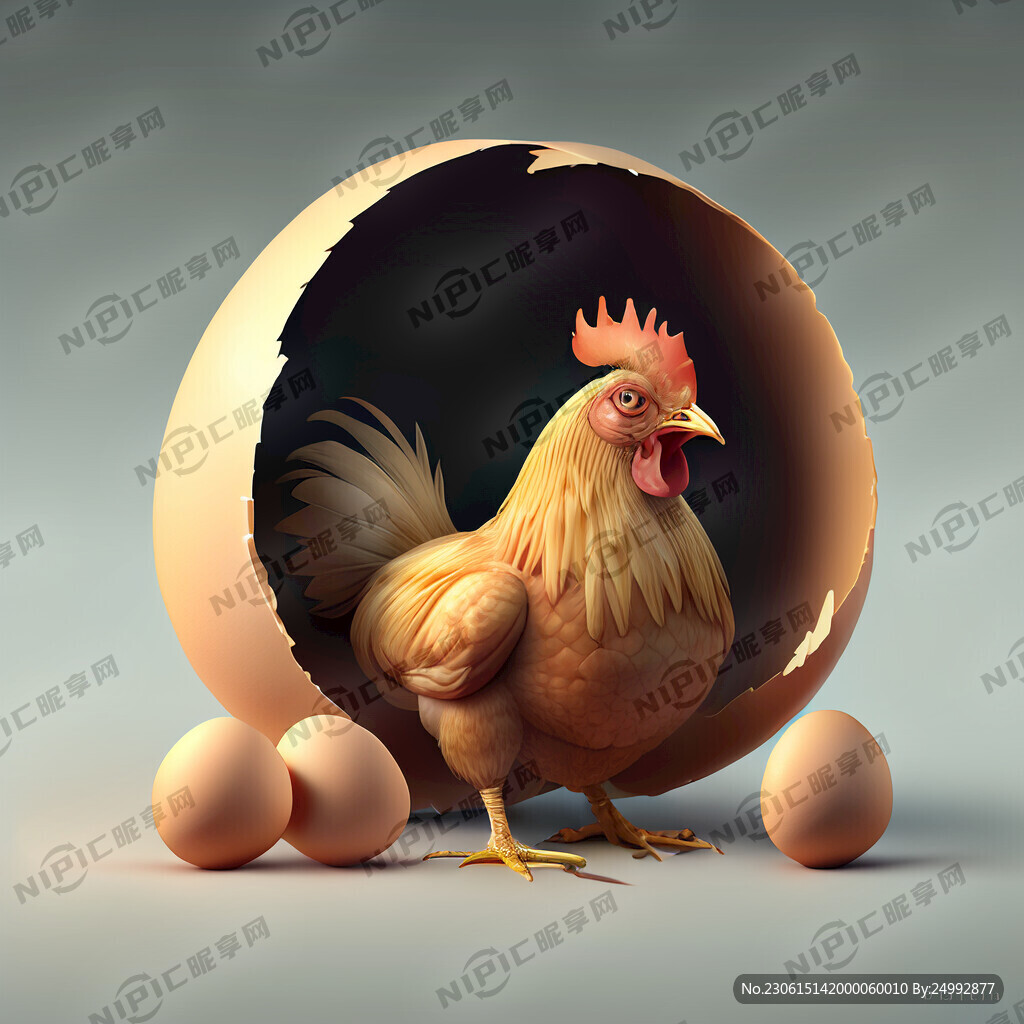 下蛋的后的鸡