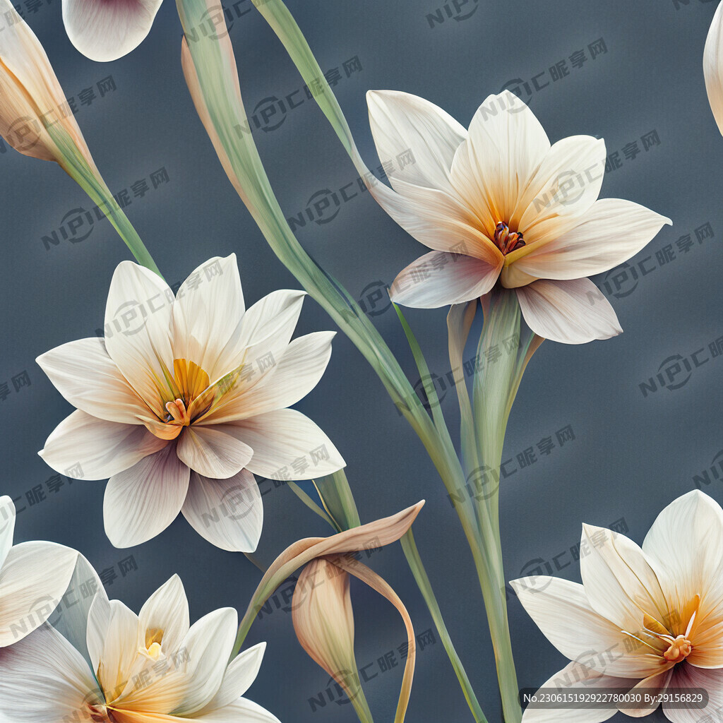 水仙花无缝