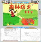 森林防火小报防火知识手抄报