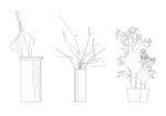 绿植立面图