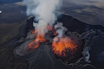 火山爆发图片