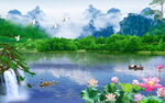 风景壁画