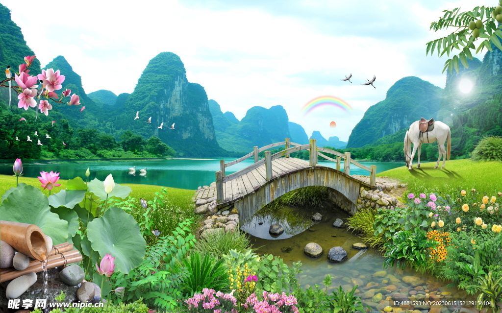 风景壁画