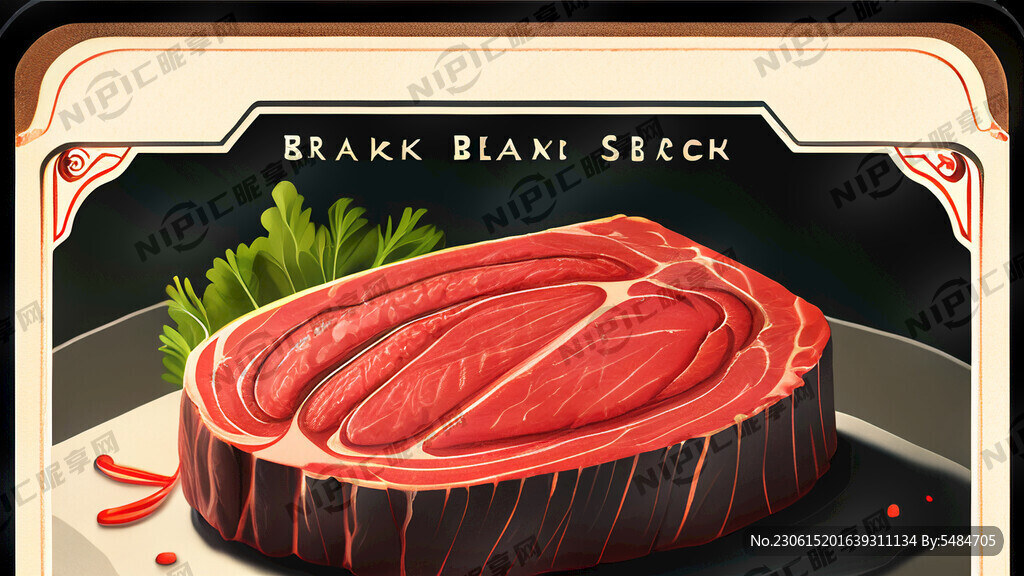 黑色会员卡 鲜牛烤肉