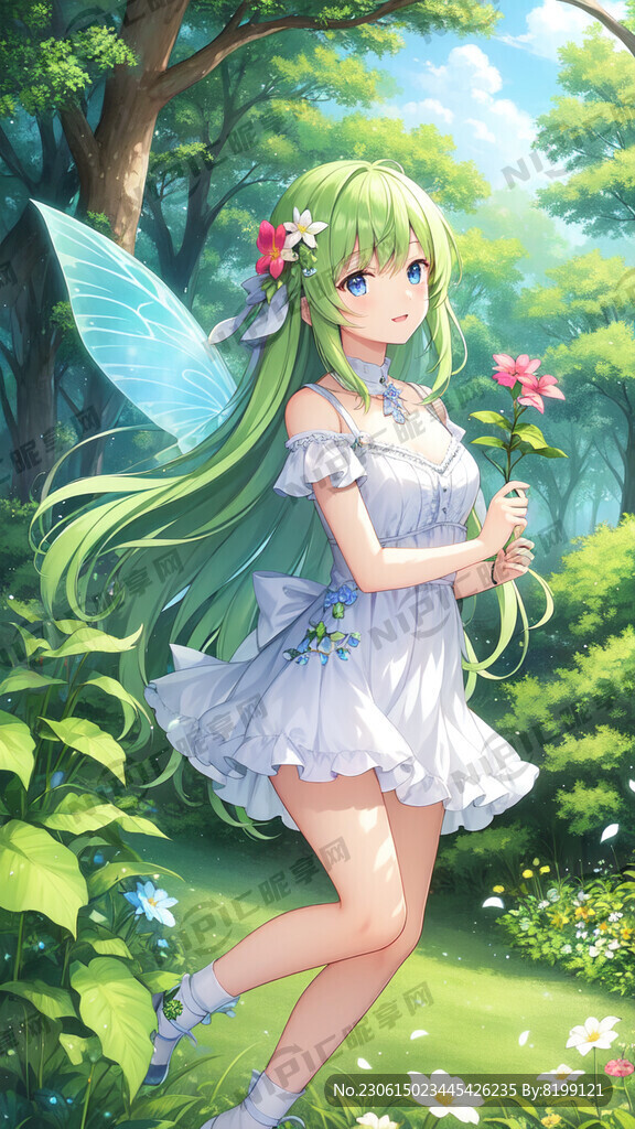 花仙子 卡通 森林