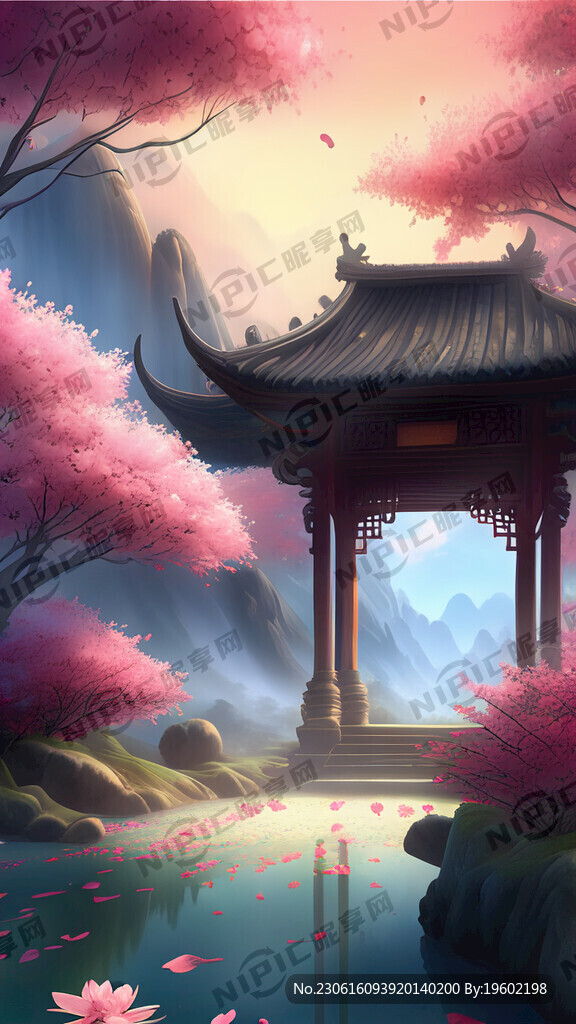 游戏梦幻唯美新中式风景 超高清