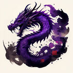 和谐紫，标志，龙，中国风