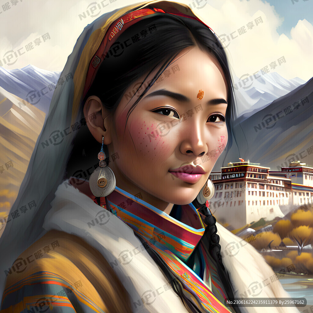 拉萨藏族美女旅拍