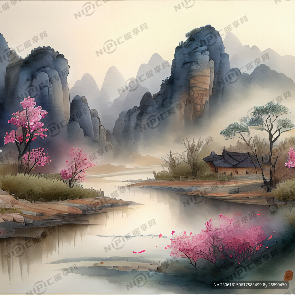 游戏梦幻唯美新中式风景 超高清