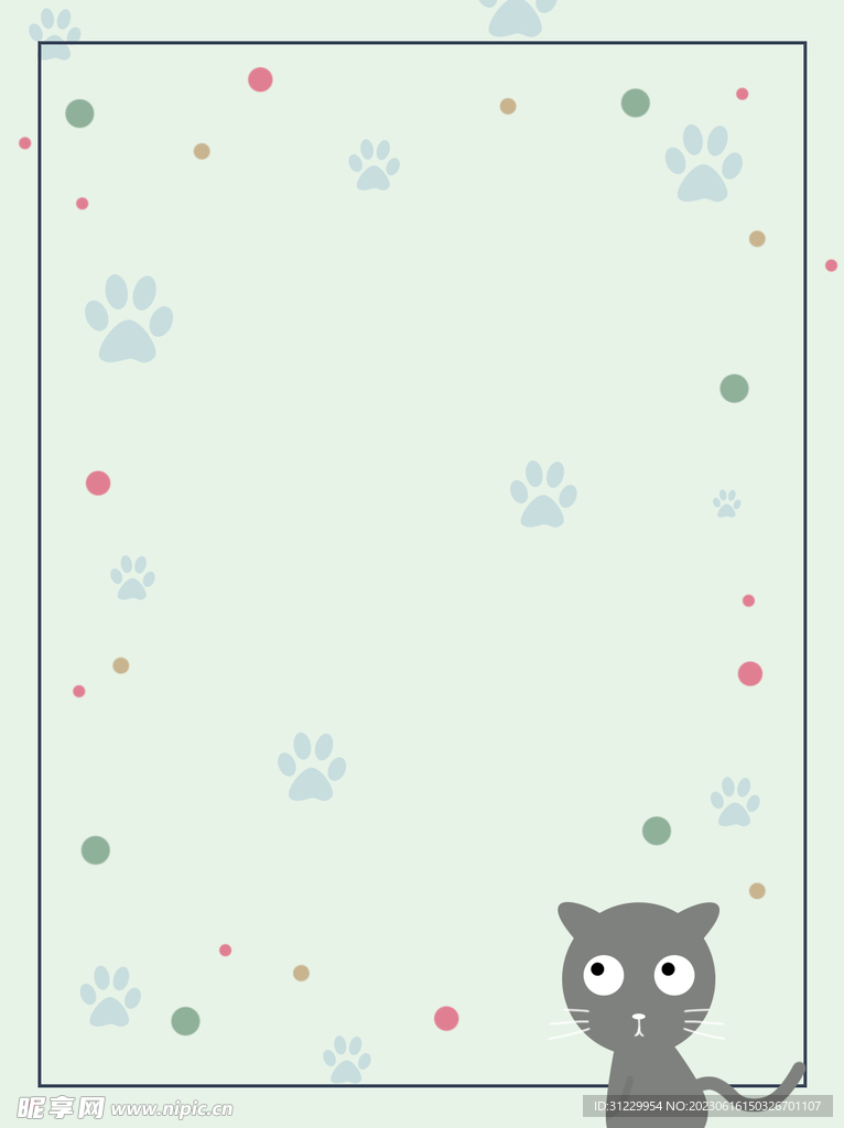  猫咪背景 