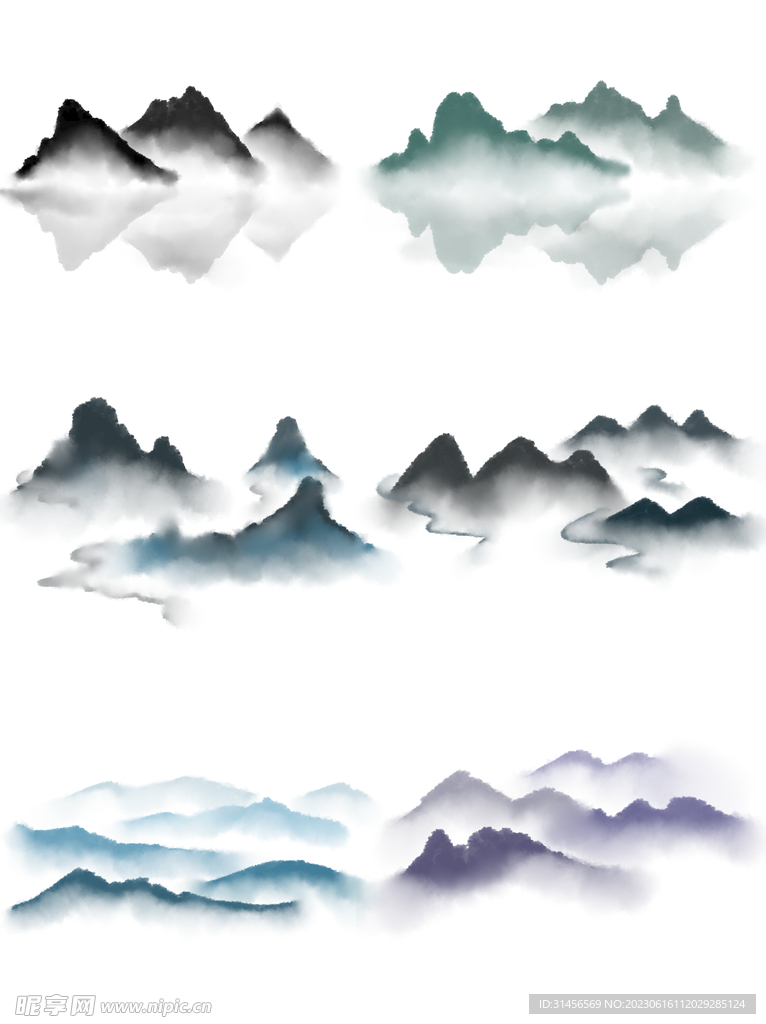 水墨山水画