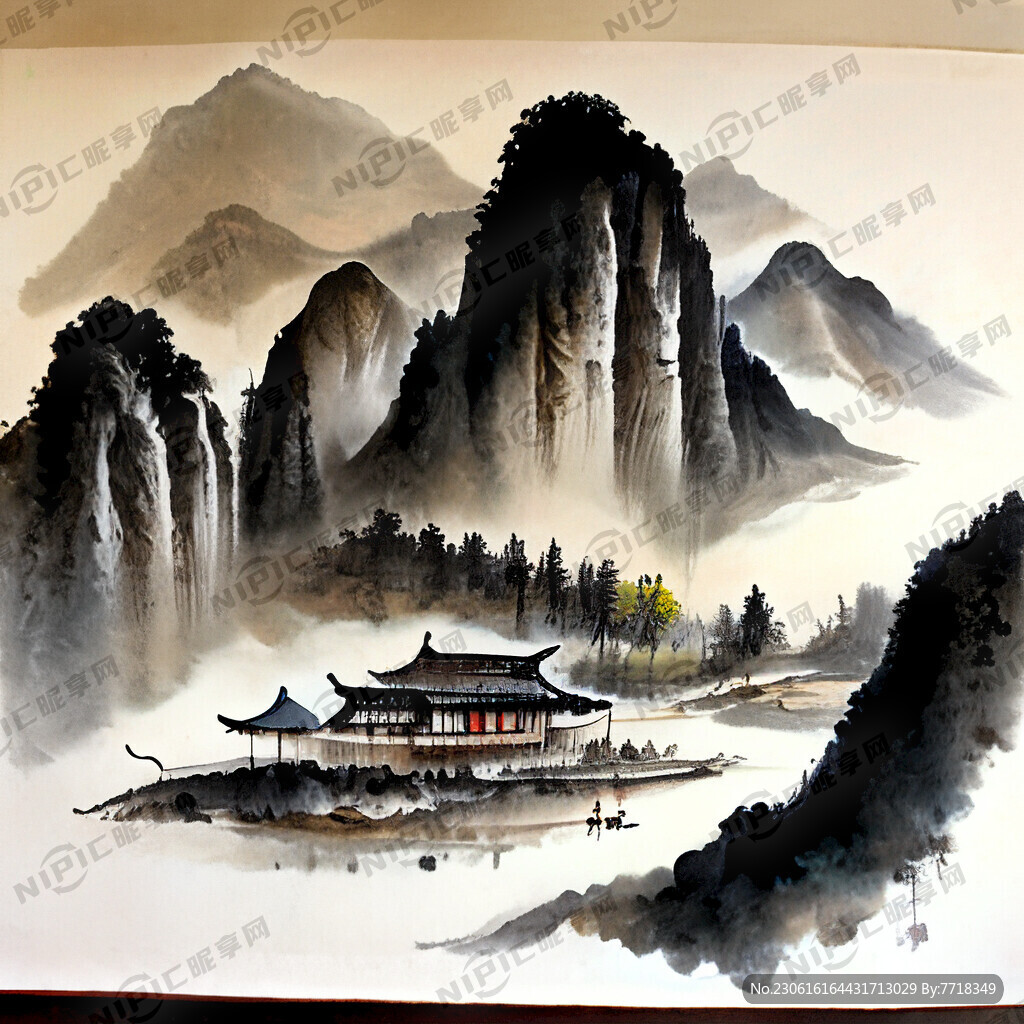 山水画餐厅