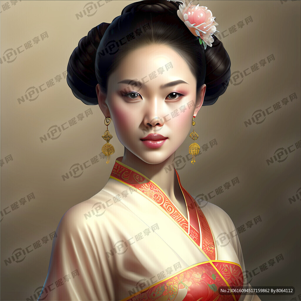 一个美女