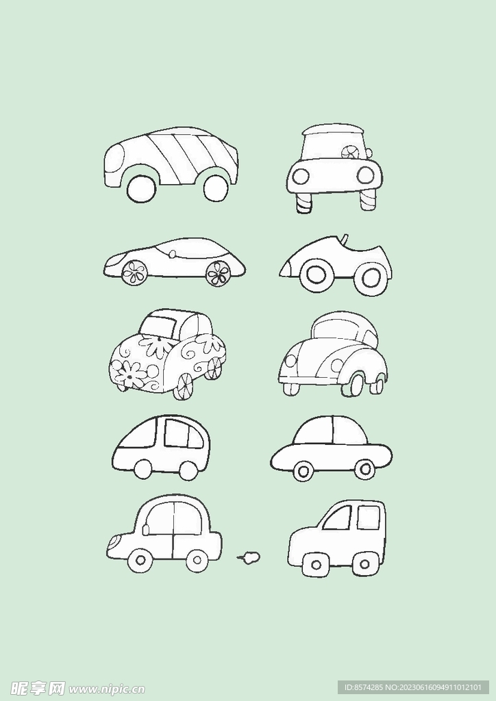 简笔画汽车