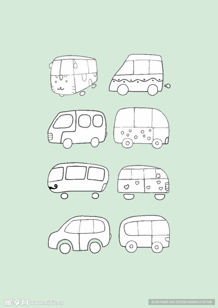 简笔画汽车