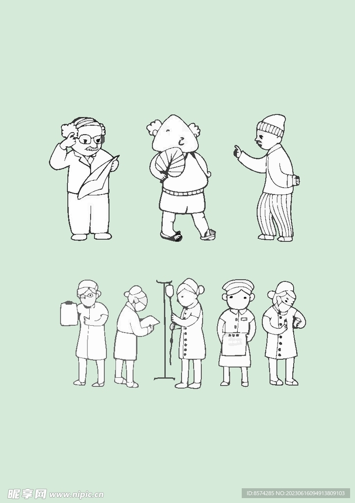 简笔画人物