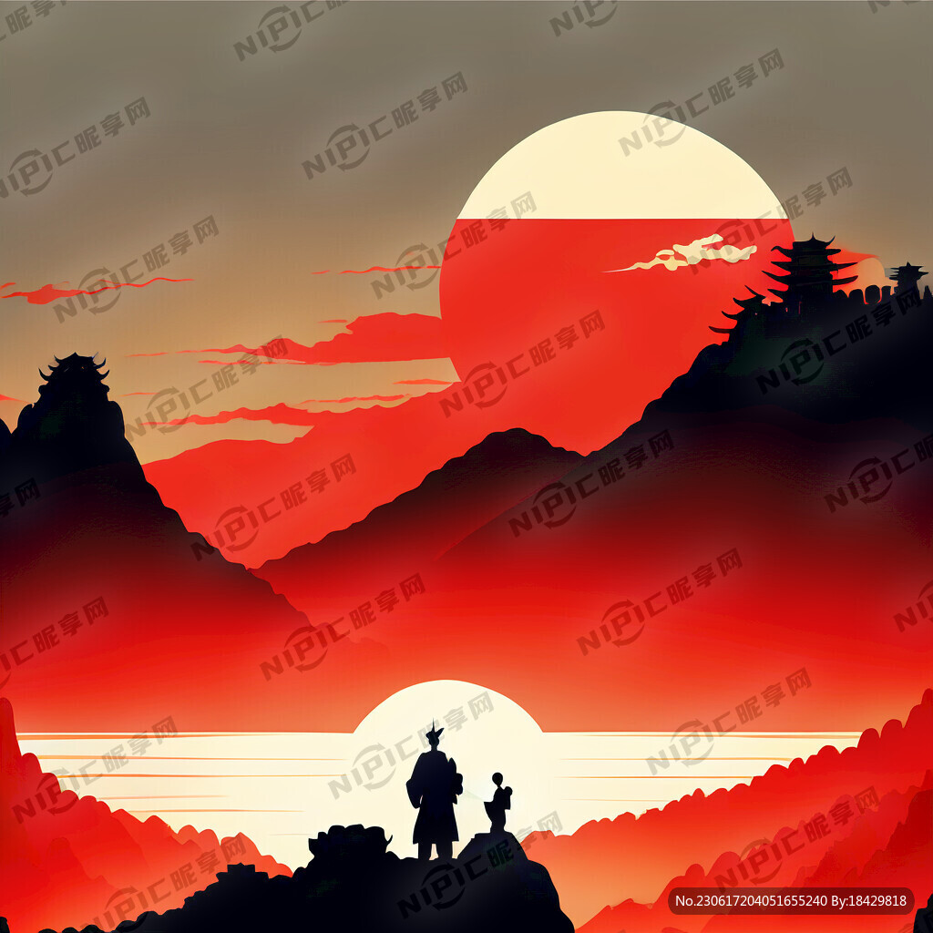 剪影