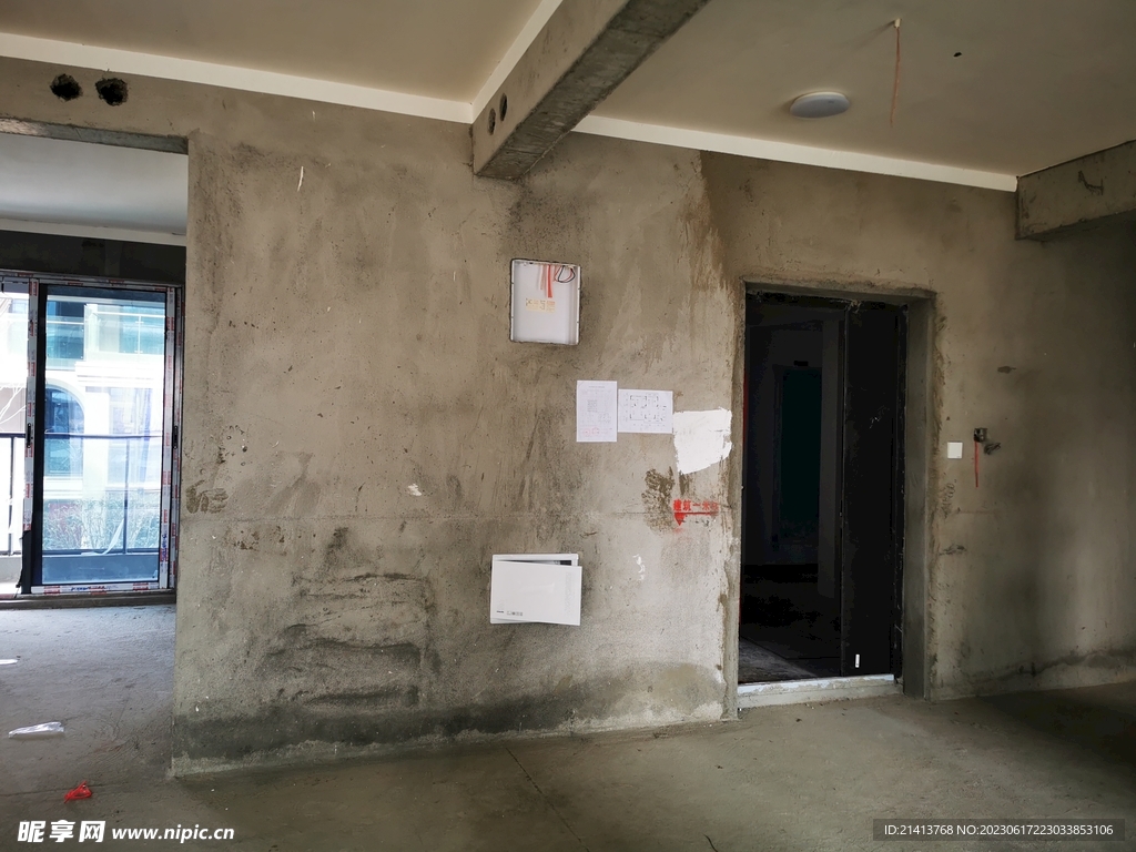 毛坯房装修摄影图__室内摄影_建筑园林_摄影图库_昵图网
