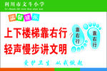 上下楼梯靠右行