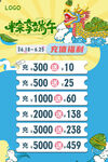 端午节充值活动宣传海报