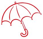 矢量免抠雨伞